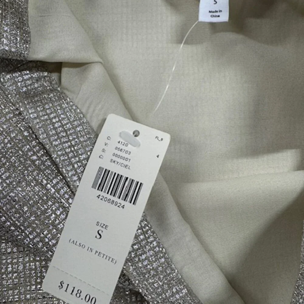 NWT Anthropologie Marcia Metallic Skirt by ISLA MAUDE - Picture 5 of 6